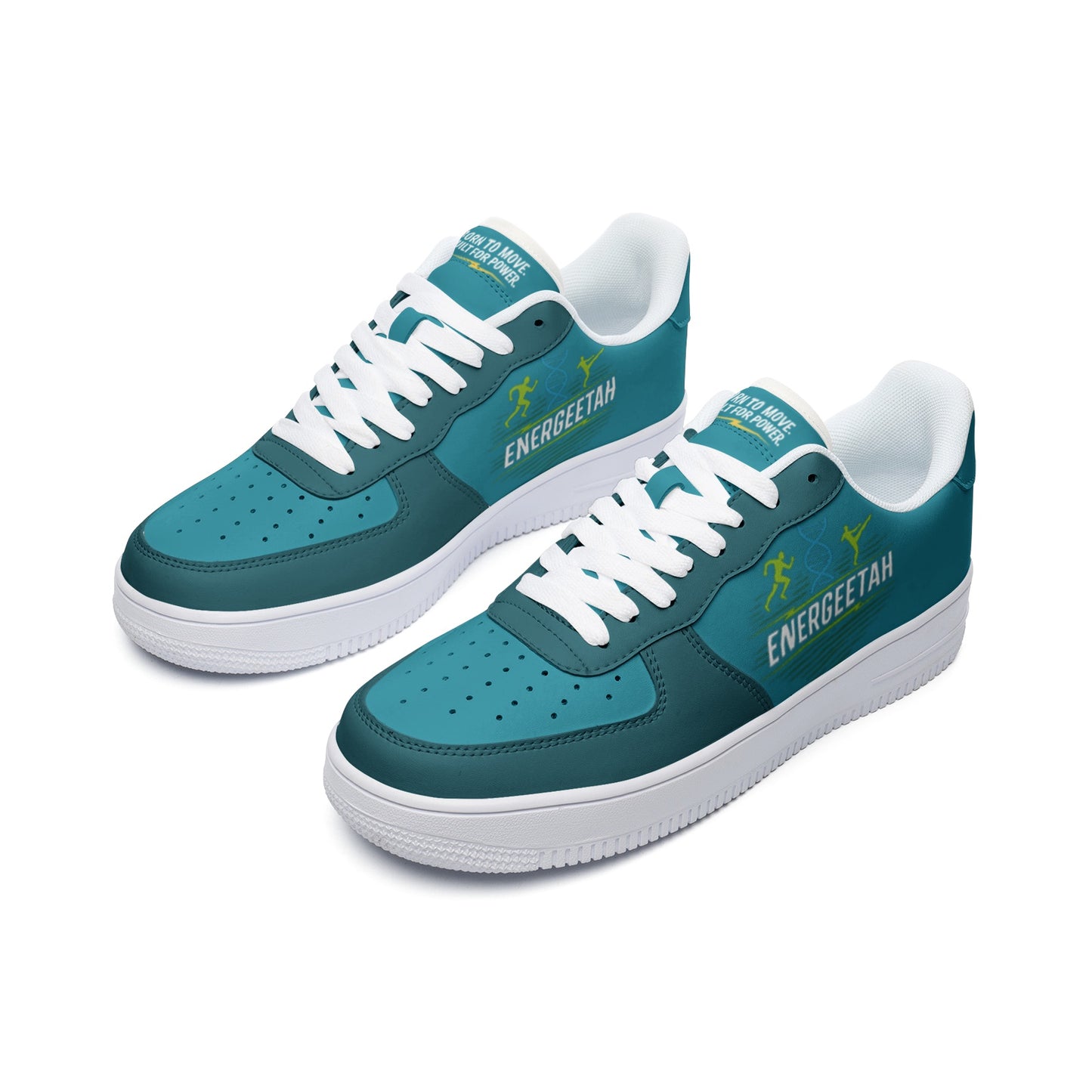 Unisex Energeetah Power Low Top Sneakers - Teal