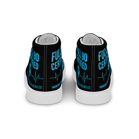 Full 90 certified high top shoes for women