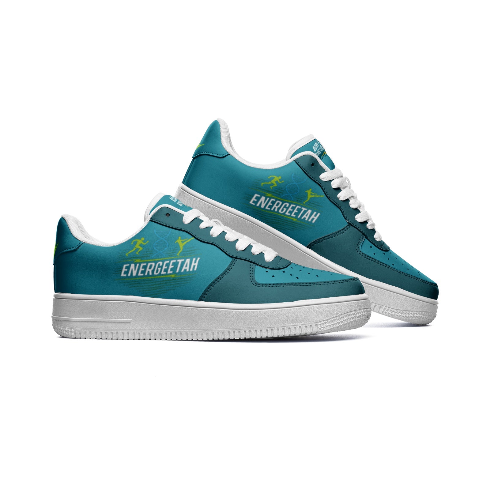 Unisex Energeetah Power Low Top Sneakers - Teal