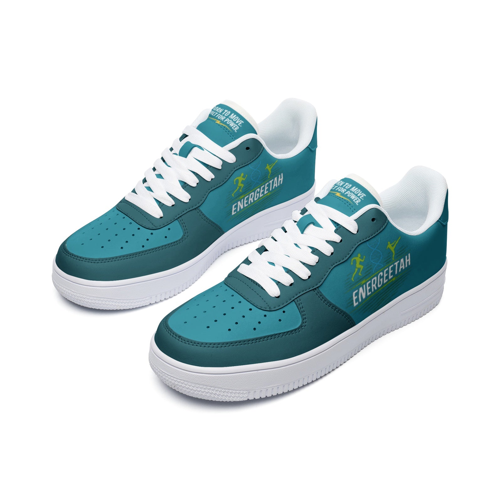 Unisex Energeetah Power Low Top Sneakers - Teal