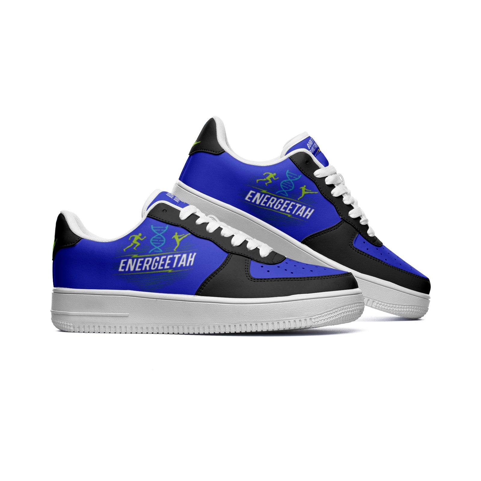 Unisex Energeetah Power Low Top Sneakers -Blue