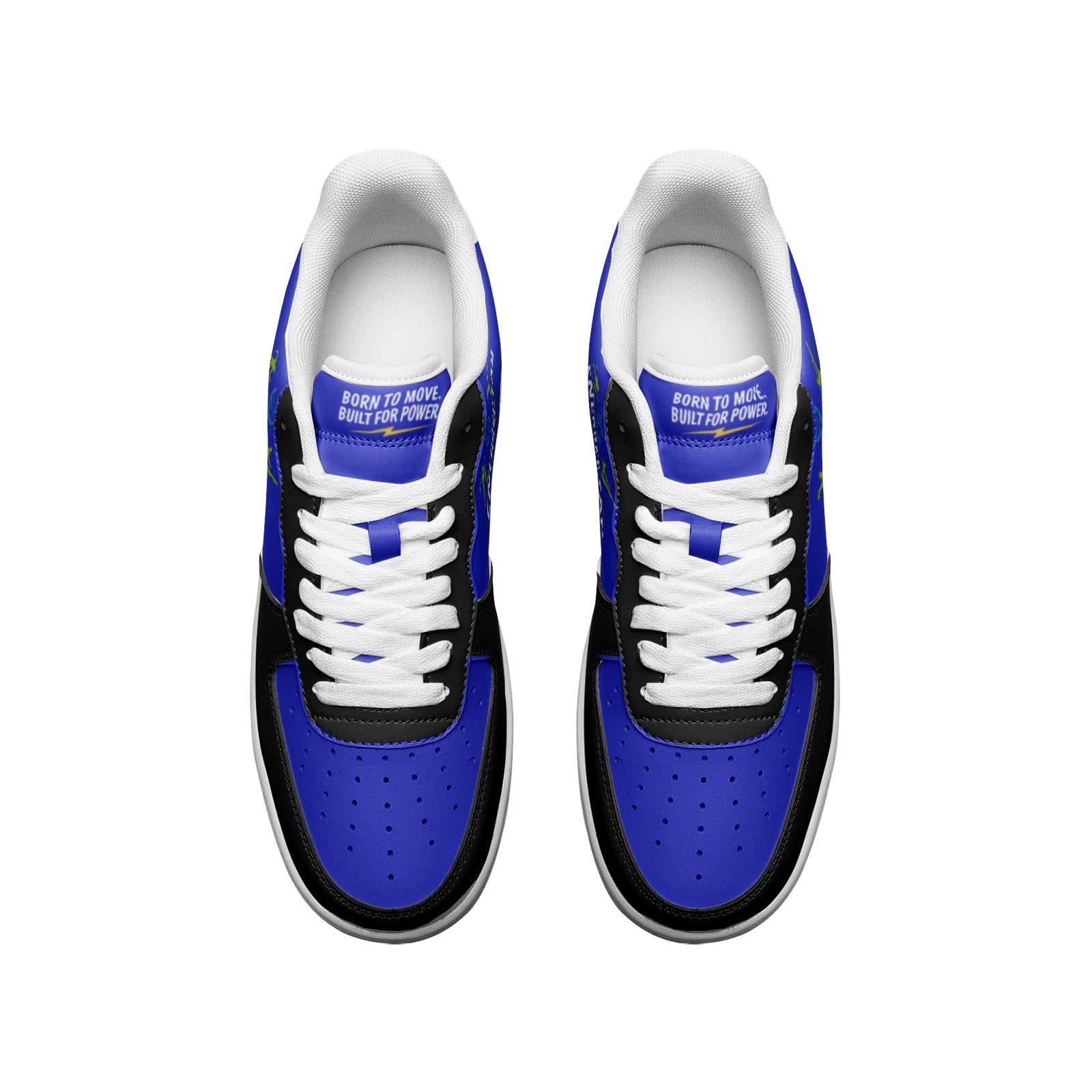 Unisex Energeetah Power Low Top Sneakers -Blue