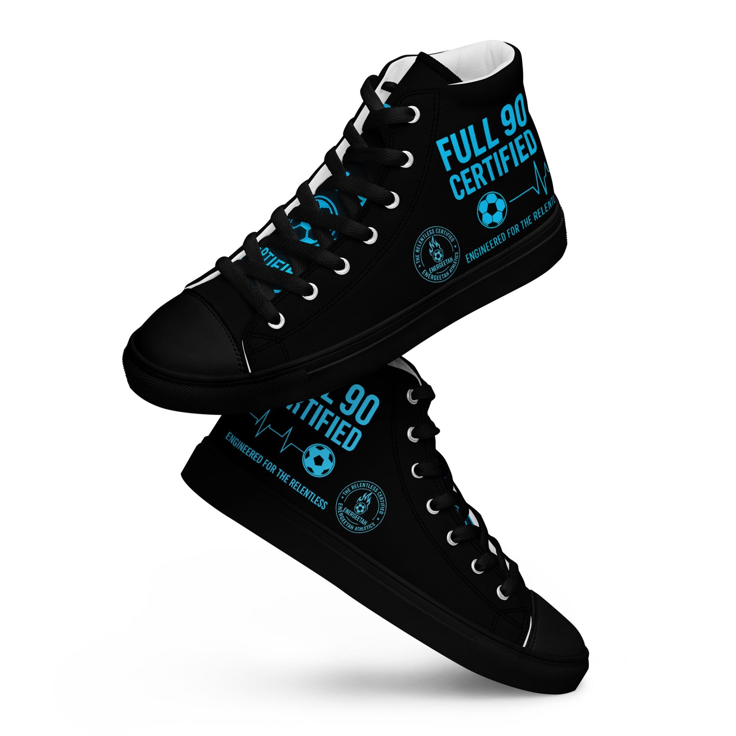 Full 90 certified high top shoes for men