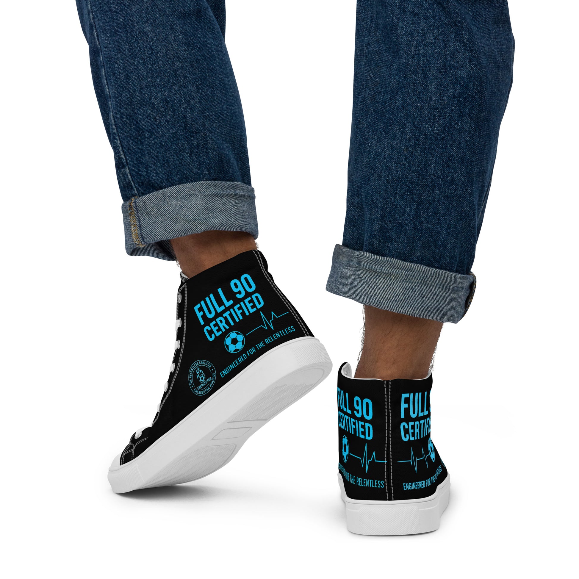 Full 90 certified high top shoes for men