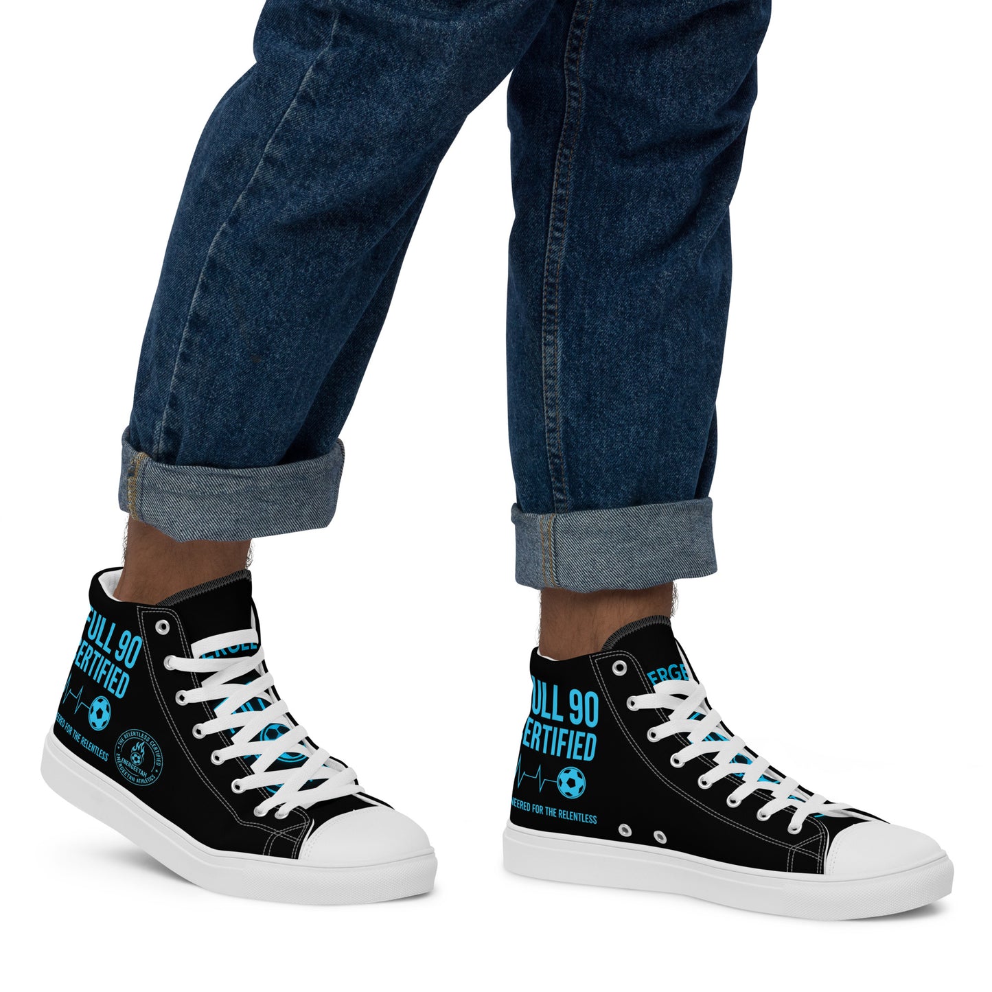 Full 90 certified high top shoes for men